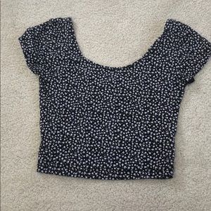 Garage Floral Crop Top